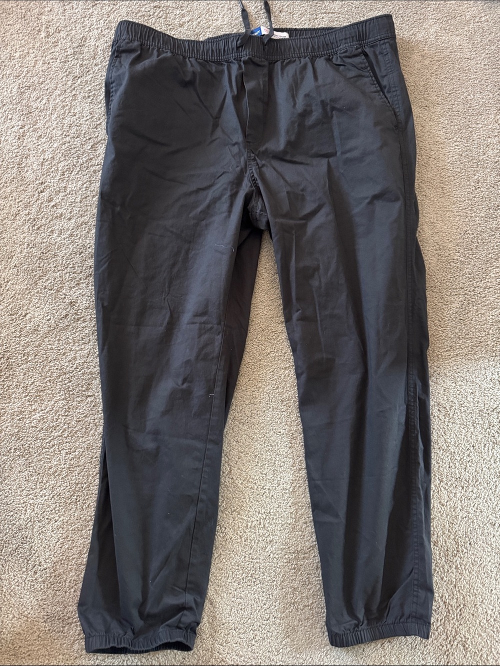 NWOT Men's Old Navy Black Casual Drawstring Jogger Pants